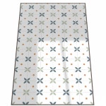 메이스 바이빈이 잘라쓰는 PVC 주방 바닥매트 1개 80 160 그린리프