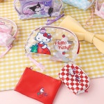 산리오 3종 pvc 투명 파우치 방수 화장품 여행용 휴대 G1573