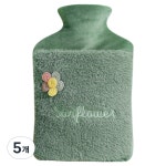 솔르 따듯한 온수팩 세련된 온수팩 온수물주머니 그린 2L 29 5 x 19 5 x 2 cm 4개