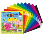 종이나라 어린이집 초등학교 대용량 양면 색종이 유아발달 놀이방 창의력