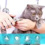 과도한 발가락 절단을 방지하기 위해 안전 가드가 캔듀어 개 손톱깎이 트리머 소형 중대형 품종용 네일 파일이 전문 그루밍 Large to Medium