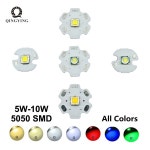 고출력 LED 손전등 부품 T6 3-3 7V 웜 뉴트럴 콜드 그린 UV 칩 다이오드 5W-10W 5050 505050-L2