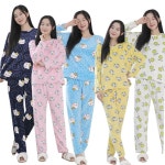 미성 뉴 여성 밍크 잠옷 세트 극세사 수면 겨울 잠옷