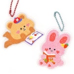 학교도서관 독서의달 단체만들기 독서친구 보석십자수 키링만들기 10개