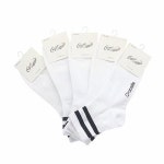 크로커다일 남성 투라인 중목양말 5켤레