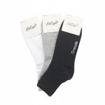 크로커다일 남성 무지 중목양말 색상랜덤 3켤레