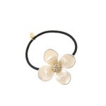 반텐 VINGTAINE 진주 꽃 헤어 고무 액세서리 파베 성인 여성 H7878