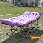 리스 매트 쿠션 야전침대 전용 캠핑침대 간이 보온 접이식 야외침대