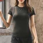 블루모드 피턴진 여자스포츠헬스반팔요가복 KKJN S77