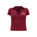 MISBHV 25 FW MISBHV V넥 로고 탑 251W113 TP443560651