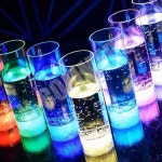 에이치와이 HY 홈파티 LED 컵받침 2p 세트 7컬러 붙이는 타입