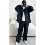 피턴진 오버핏 하프넥 집업 바람막이 나일론 자켓 GQQSF1033W