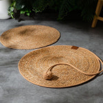 해피유통 고양이 원형 매트 여름 풀잎 자연 스타일 놀이 기능 통기성 LWJ 중간 50 그림