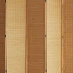 파티션 가림막 바퀴달린 원목 접이식 병풍 대나무