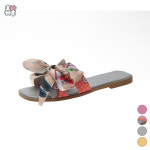 시크힐즈 투핫 여름 화려한 리본 포인트 플랫 슬리퍼 01279 230