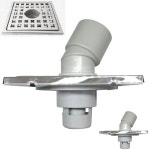 성우 베란다 배수구 세탁 스텐 사각 유가 50 65 다용도실 세탁실 트랩 호스 뚜껑 세탁겸용유가