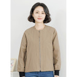 조이마담 패치 라운드 점퍼 J3374