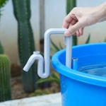 빗물 이동 오버플로우 도구 키트 흡입식 사이펀 호스 막힘 방지 설계 배수 충전 시스템