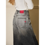 에고이스트 그런지 체크 헹거치프 데님팬츠 er4odp51