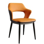 가죽식탁의자 팔걸이 식탁체어 커피숍 의자