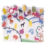 edx 농장스탬프 동물스탬프 도장 대형스탬프 수업용