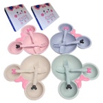 1 1 꿈알상점 어린이집 생일 답례품 유치원 단체 유아용 식판 접시 세트 1개 파스텔