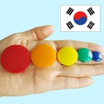 이노아트1574 이노아트 냉장고 원형자석 홀더 5색