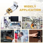 메카닉스티 2pcs 마이크로 기어 모터 엔코더 로봇 휠 RC카용 N20 DC12V 기어박스 고토크 전기 감속 3000RPM