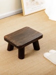 낮은 사각 의자 원목 스툴 스텝 나무 발판 1 168미니사족