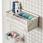 수납정리바구니 4호 민트 20개입 플라스틱바구니 팬트리정리함 옷장정리