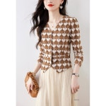 에버리씽 여성 하트 니트 카디건 G7928