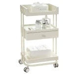 미용 트롤리 선반 카트 이동식 뷰티샵 A 웨건 병원