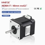 스테퍼 모터 0 52N m 1 8A 2상 4선식 3D 프린팅 액세서리 직판 NEMA17 17HS8401S