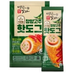 명랑시대쌀핫도그 우리밀 청양고추 핫도그 80g