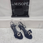 미소페 큐빅 리본 스트랩 샌들 112hh424sf008