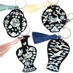 자개 스티커 키링 DIY 민화샵 만들기 키트 2개 학