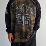 무산소 오버핏 헬스 짐웨어 헬창 어깨깡패 나그랑 스트롱거 26 메쉬 져지 긴팔 티셔츠