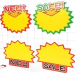 앤플랜잇 NEW 쇼카드 POP 메모지 10P POP스티커 편의점가격표 매장쇼카드 진열대가격표