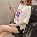 더블제이플러스 여성 반팔 티셔츠 J0544