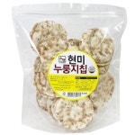 소담푸드 현미 누룽지칩 과자 전통 곡물 간식 뻥튀기 스낵 3개 200g
