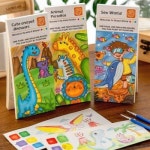 수채화 그림책 만들기 미술수업 어린이미술 수채화그