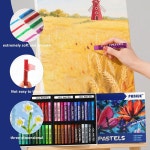 파블루 오일 파스텔 48가지 부드러운 크레용 드로잉 블렌딩 레이어 음영 처리 예술가 초보자를 위한 미술 선물 48