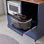 MAHOL 마홀앤 라움 1060 와이드 광파형 수납장 전자렌지대 상부장 세트