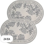 비컨드 비컨드 북유럽 1인용 테이블 매트 아이보리수국 43 x 29 5 cm 28개