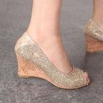 신바바 찡 오픈토 웨지힐 펌프스 미들힐 여성 구두