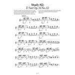 프레드릭 노드가 선정하고 가한 100개의 클래식 연구 테크닉과 음악성 개발을 위한 필수 연습 기타리스트를 악보