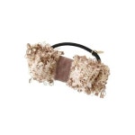 고베 반텐 VINGTAINE 조랑말 헤어 훅 트위드 리본 액세서리 H7837-MOC-HGOM