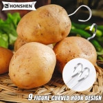 혼센 4 75 플랫 스테인리스 꼬치 미니 쇼트 바비큐 바늘 베이킹 로드 콘 온 더 그릴 12개 4 75 12개 4 75 INCH Flat BBQ 12