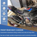 미드임탑 투어링 소프트 가죽 프론트 드라이버 리어 조수석 쿠션 시트 패드 리어 파이온 시트 B M W S1000RR S 1000 RR 액세서리 S-1000-RR