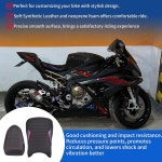 미드임탑 투어링 소프트 가죽 프론트 드라이버 리어 조수석 쿠션 시트 패드 리어 파이온 시트 B M W S1000RR S 1000 RR 액세서리 S-1000-RR